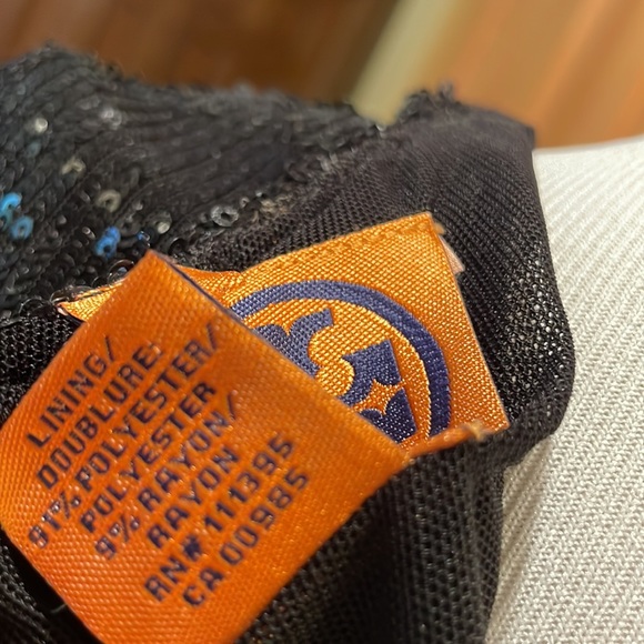 Tory Burch Black Sequin Sparkly Dress - Picture 7 of 7